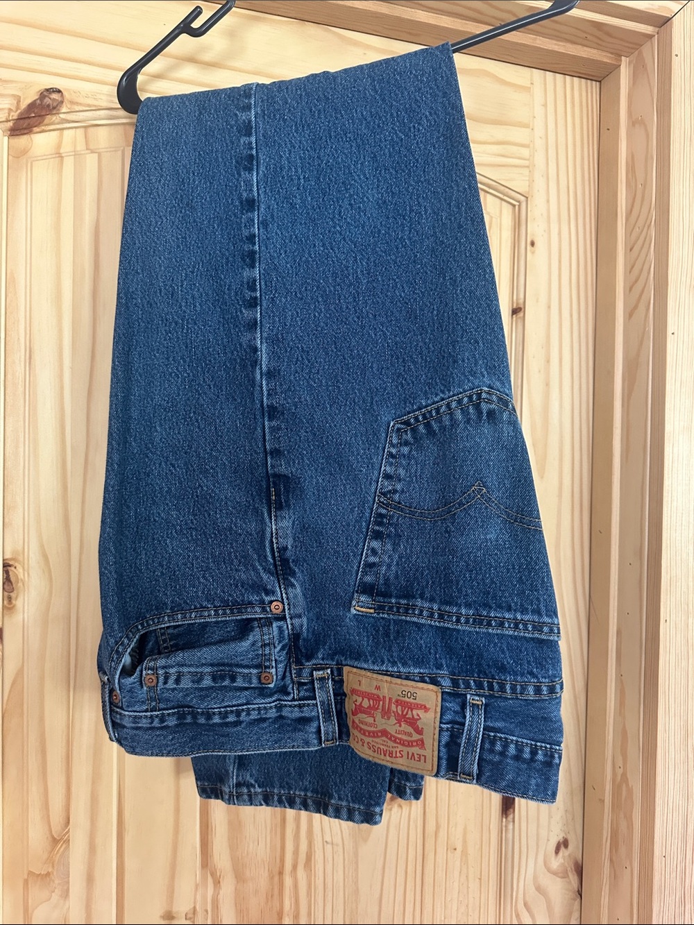 Levi's Men’s Dark Blue Relaxed Straight Jeans
